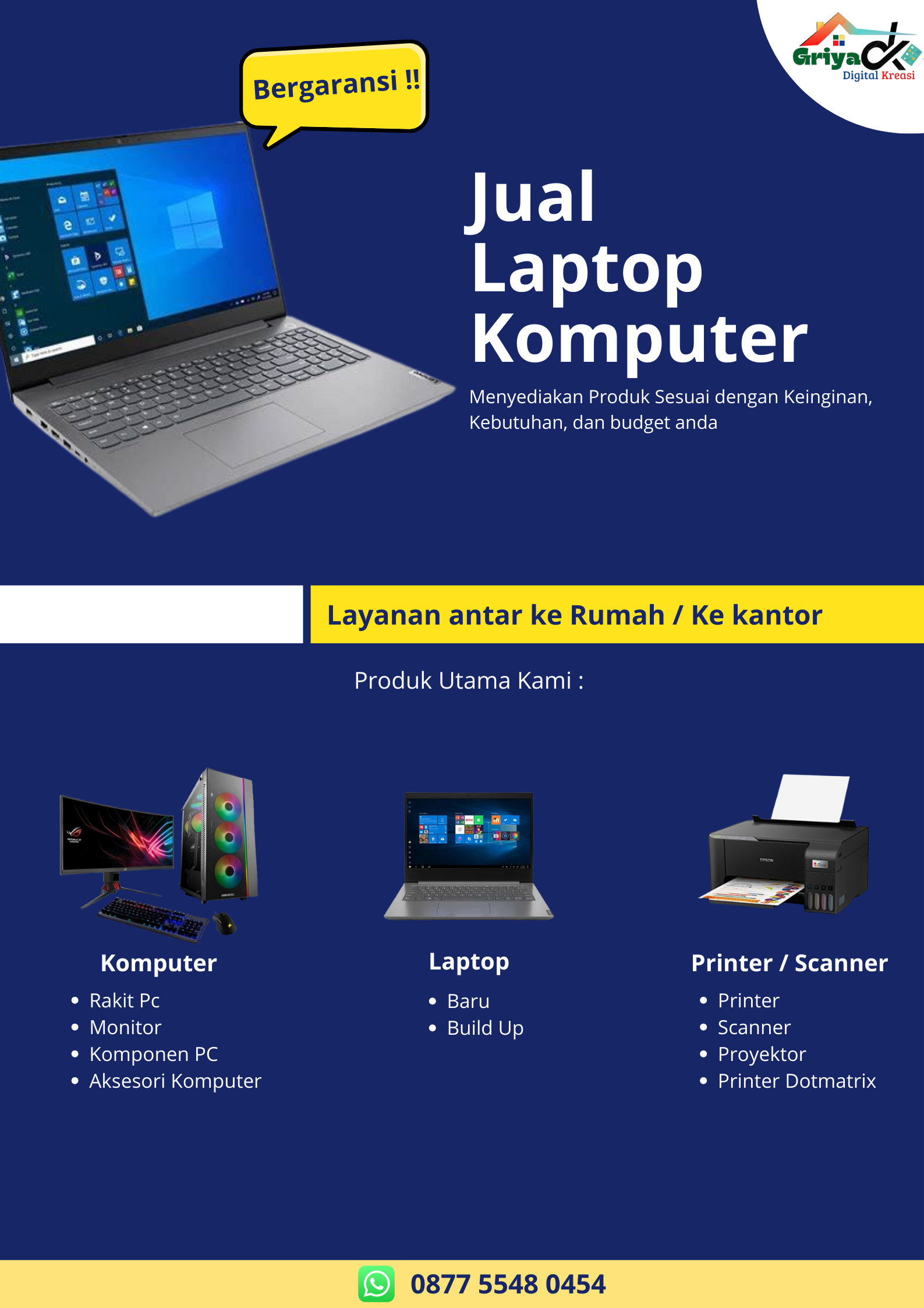Penjualan & Pengadaan Perangkat IT - Griya Digital Kreasi